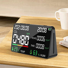 TEOYETTSF Carbon Dioxide Meter Multi-Function Monitor Intelligent CO2 Air Quality Detector Analysis Instrument