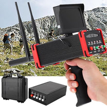 High-Definition Underground Metal Detector for Treasure Hunting - Gold, Silver, Copper & Diamond Finder with Imaging Technology - Ideal for Archaeological Prospecting, Red