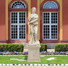Design Toscano Winter Woman of The Four Seasons Garden Statue Set 24" Wide 88" Tall Ancient Ivory