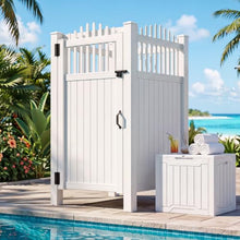 YITAHOME 81" H x46 W x 46" L Outdoor Shower Enclosure(X-Pattern)