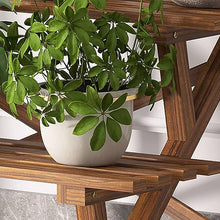 Wood Plant Stand Indoor Outdoor 3 Tiers Flower Stand Corner Stepped Planter Shelf Rack Flowerpot Holder For Plant Display In Patio Balcony Entryway Porch Livingroom Simple Retro Plant Trellis