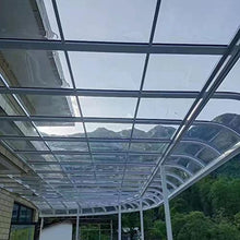 WIGING PC Endurance Plate, 0.6m/0.8m/1m/1.22m/1.56m Polycarbonate Transparent Plastic Sheet, Outdoor Garden and Greenhouse Covering, Easy to Cut (Color : Clear, Size : (WxL) 1.56x18m)