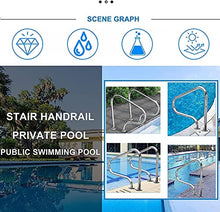 Pool Handrail Handle Grab Rails Swimming Pool Rail Pool Railing Handrail Swimming Pool Hand Rail 1Pcs,Pool Stair Rail,Perfect Handle Pool Grab Ladder for Inground Pool (Color : Thick 1.5mm)