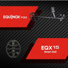 MINELAB Equinox 700 Multi-Frequency Collapsible Metal Detector for Adults & Wireless Headphones Bundle with EQX 15 Coil