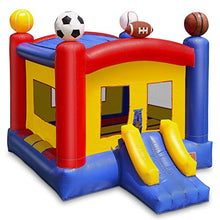 Cloud 9 Commercial Grade Sports Bounce House 100% PVC 17' x 13' Multicolor Inflatable