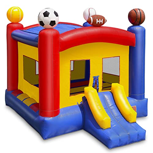 Cloud 9 Commercial Grade Sports Bounce House 100% PVC 17' x 13' Multicolor Inflatable