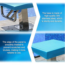 AMHUKIP 1pc Professional Heavy Duty Diving Board for Swimming Pools - 15° Incline Jumping Platform for Training & Competition