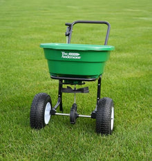 The Andersons Pacer Pro Walk-Behind Broadcast Spreader for Fertilizer, Grass Seed and Salt - 80 lb Hopper Capacity