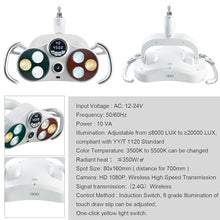 22mm Shadowless Operation Light LED Planting Lamp with Camera Video Recording for Chair One-Click Yellow Light KY-P183