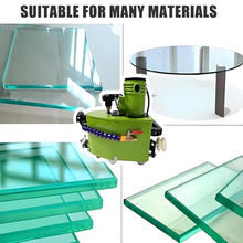 Industrial Electric Glass Edging Machine,800w Portable Small Glass Edger,8000r/Min Glass Grinder,Straight Round Bevelled Glass Edging Grinder,for DIY Diamond Glass Art,8mm