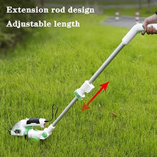 Electric Lawn Mower Removable 2-in-1 Electric Lawn Mower Small Household Multifunctional Weeder 7.2V/1500mAH Integrated Lithium Battery Two Blades