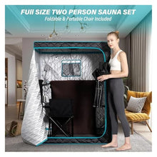 ZDGsrgWRG 1 2People Complete Portable Home Sauna Therapy Kit Remote Control