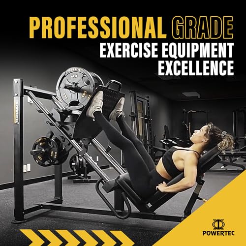 Powertec Fitness Leg Press Machine Black