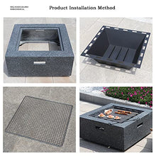 LICONG-2019 Barbecue Table Barbecue Table Barbecue Stove Table Outdoor Yard Barbecue Stove Home Outdoor Barbecue Stove Charcoal Grill Rack Grill Table