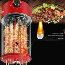 Oven Smokeless Electric Grill Home Automatic Rotating Barbecue Skewers Kebabs Machine