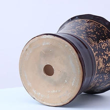 iumLeap Outdoor Indoor Garden Plant Pots Ceramic Flower Pot Home Coffee Table Desktop Decorative Flower Pot Chinese Vintage Flower Pot 12.5/13.7 Inches Plant Container Accessories