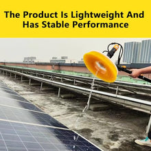 Photovoltaic Panel Cleaning Brush, Dry Cleaning/Water Washing, Single Head Solar Cleaning Rotating Brush - Main Power, Speed 350/Min, For Cleaning Solar Photovoltaic Panels And Roof Glass,7.5M