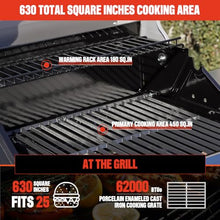 Monument Grills Mesa Series, 4+1 Outdoor Barbecue Stainless Steel Propane Gas Grill, 4 Burners & 1 Side Burner 62,000 BTU Patio Garden Barbecue Grill with Knob Controls, Mesa415BZ
