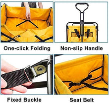 JKSVTF Trolley Multifunction Portable Hand TrucksFoldable Folding Wagon Utility Wagon Cart Outdoor Garden Camping Wagon Sports Wagon Heavy Duty