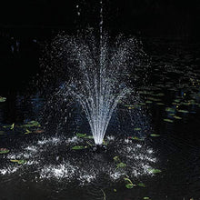 OASE Floating Fountain with Lights 1/4 Hp Black