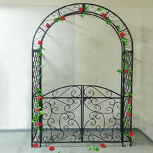 OREKPOT Metal Garden Arbor, Outdoor Pergola Arbor, Assemblable Arch Trellis for Various Climbing Plant Roses Vines Wedding Party Decoration，180cm/70.9in