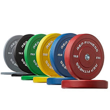 Rep Fitness Bumper Plates 370 lb Color Set
