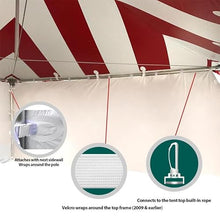 TentandTable Premium Blockout Sidewall Kit 20' x 30' for High Peak Frame Tents White