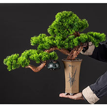 GRFIT Artificial Bonsai Pine Bonsai Indoor Decoration Fake Bonsai Artificial Plants Good Luck Fortune Bonsai Tree Artificial Living Room Accessories Room Office Decoration for Home Office (Color : B)