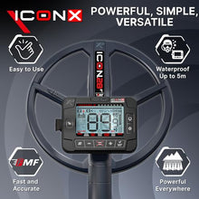 XP ICONX RC: Remote Control, 11" FMF Coil Metal Detector for Adults