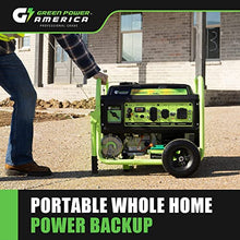 Green-Power America Dual Fuel Portable Generator 13000 Watt,Gas or Propane Powered,Electrical/Recoil Start, Equipped with CO-Seizer CO Protection System