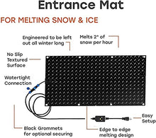 LGYYGL Snow Melting Mats Heated Snow Melting Mats for Entrances-Outdoor Stairs- PVC Heated Snow and Ice Melting Mat, W/Power Cord, Slip-Proof Design for Extra Traction, Winter Outdoor Snow- Black