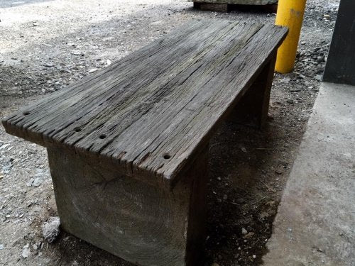 Walttools Barnwood Plank Bench Precast Concrete Mold Set 4 ft