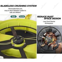 Electric Leaf Crusher,Portable High-Power Leaf Shredder Powercord-30m