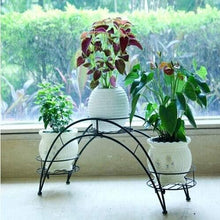 iumLeap Flower Plant Pot Rack Strong Metal Standing Holder Home Garden Indoor Display Plant Stand Shelf Planter Pot Trays