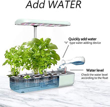 Hydroponics Growing System, Indoor Herb Smart Garden Starter Kit with LED Grow Light, for Home Kitchen Gardening Height Adjustable (10 Pots)