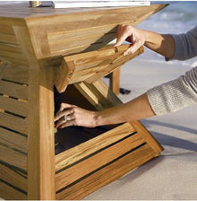 TeakFurnitureOutlet A-Grade Teak Umbrella Stand/Base/Cover