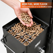 Vertical Pellet Smoker Grill with Digital Temperature Control, 4-Rack Electric BBQ Smoker with Meat Probe & Cover, 616 Sq.In Outdoor Pellet Grill for Smoking Brisket, Ribs, Chicken & Sausage