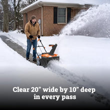 WORX Cordless Snow Blower,40V 20" Snow Thrower, WG461