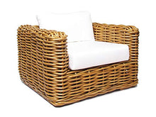 Soho All Natural Rattan and Wicker Modern Living Room Furniture Lounge Chair