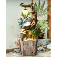 GLigeT Outdoor Water Fountain Garden Water Fountain Landscape, Outdoor Decoration in Living Room, Circulating Water Decoration in Courtyard Office Outdoor Fountain (Size : L)