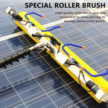 Solar Panel Cleaning Brush with 100cm Roller Brush and 4 8m Telescopic Pole Super Cleaning Power for Outdoor Washing