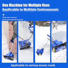 24V 11-Inch Cordless Snow Shovel, Battery Powered Snow Blower, Electric Snow Shovel, 20FT Throw Distance, 24-V/4.0 Ah Lithium-ion Battery Pack, and Quick Charger Included,1Battery