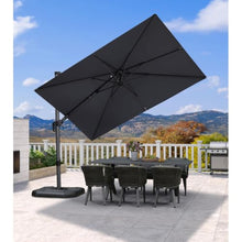 OROTLECT 108×144“ Rectangular Swivel Left-right Tilt Cantilever Gray Umbrella with 360-degree Rotation