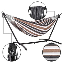 BNEI Garden Hammock - Hammock with Stand, 300kg Load Capacity, 320 * 150cm, Suitable for Patio, Outdoor, Parks