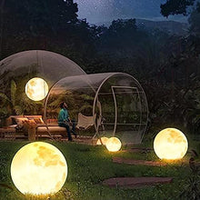 Garden Lights, Outdoor Solar Moon Lamp, Full Moon Lamp, for Balcony, Yard, Lawn, Patio, Solar, 16 Inch