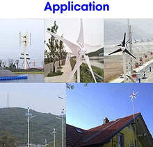 4000W 5000W Wind Turbine/Generator 5 Blade 12V/24V Power Supply for Household Streetlight+ Wind Controller Mounting Accessories (4000w 12v)