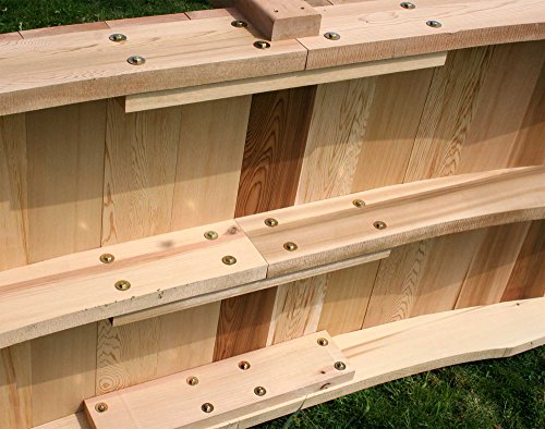 Creekvine Designs Cedar Pearl River Garden Bridge 10