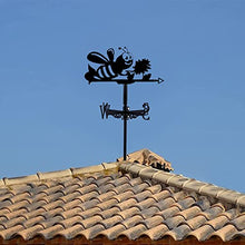 Weathervane in Garden & Outdoor Metal Weather Vane with Creative German Shepherd Go Fishing Bald Eagle Fighter Plane Shaped Weathercock Wind Direction Indicator (Style 5) (Style 2)