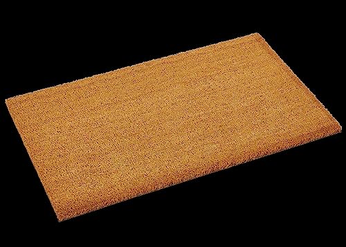 Kempf Custom Cut Coco Mat 1.25" Thick with Vinyl Backing Natural 6' x 12'