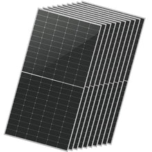 SUNGOLDPOWER 10PCS 560W Bifacial Solar Panel,N-Type 16BB,PERC Half-Cut Cell,Vmp 42.1V/PCS,Up to 30% Extra Power,IP68,48V Solar Panel for RV Home Farm Trailer Marine Off-Grid System(10*560W Bifacial)